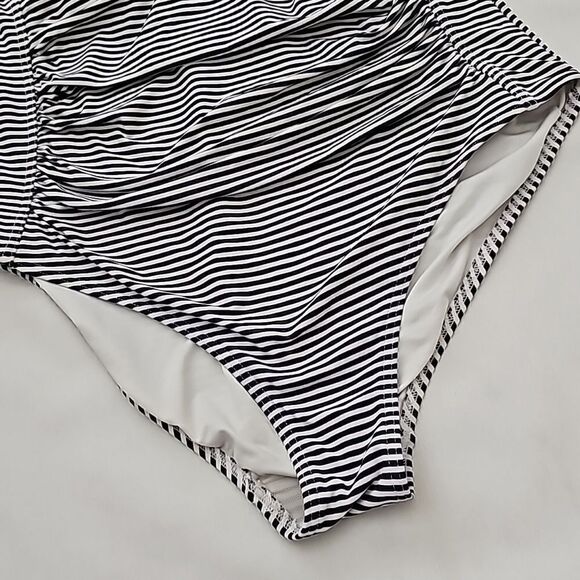 NIPTUCK One Piece Swimsuit Joanne Sorrento Stripe Tummy Control size 6 - Picture 3 of 8